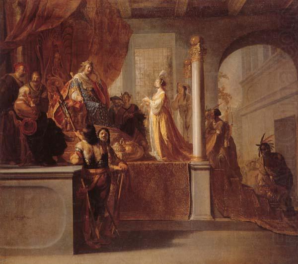 KNUPFER, Nicolaus The Queen of Sheba Before Solomon china oil painting image